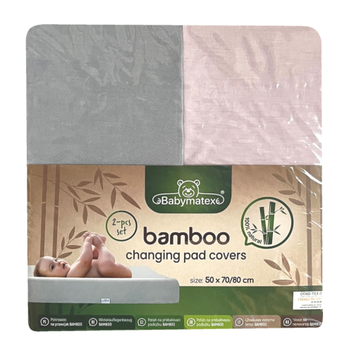 Poťah na prebaľovací pult Bamboo 2 ks 50 x 70/80 cm Babymatex