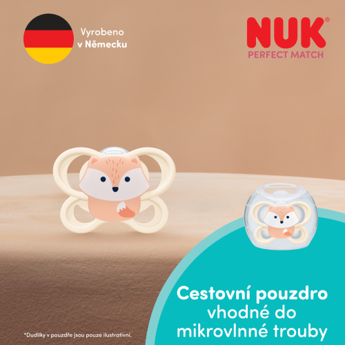 Cumlík Perfect Match Air 0-6 m 1 ks box Nuk