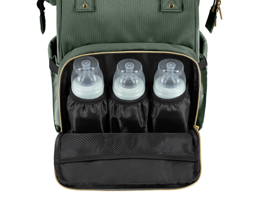 Prebaľovací batoh Siena Army Green KikkaBoo
