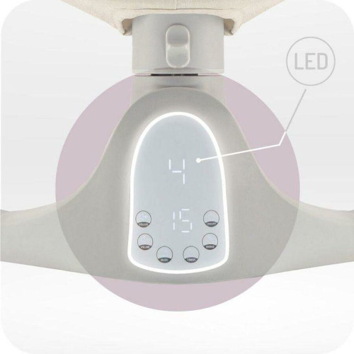 Elektrické hojdačka béžovej MoMi Kenani