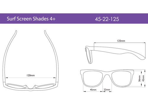 Okuliare proti modrému svetlu Surf 4+ Real Shades