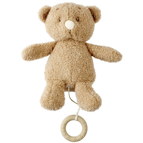 Hračka plyšová hudobná Teddy medvedík Nattou 24 cm, 0 m+
