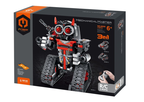 Stavebnica 3v1 programovateľný robot RC 2,4 GHz 432 dielikov na batérie iM.MASTER