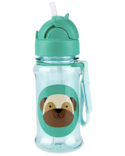 Zoo tritan Fľaša so slamkou 355 ml 12m+ Skip hop