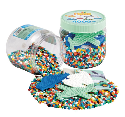 Korálky a podložky v tube 4000 ks Hama MIDI