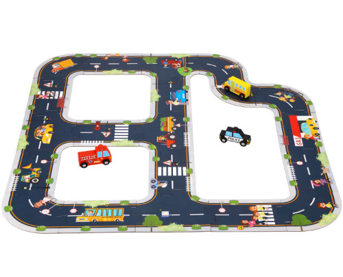 Puzzle cesty Mesto