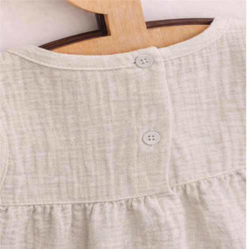 Dojčenské mušelínové šaty Ella linen New Baby