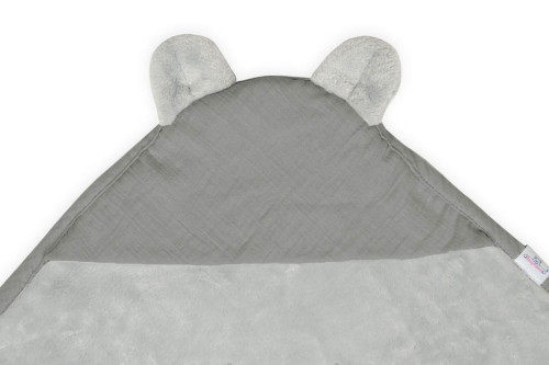 Deka s kapucňou Koala mušelínová 95 x 95 cm Babymatex