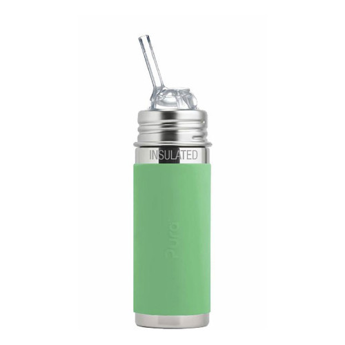 Detská fľaša Termo so slamkou 260 ml Pura