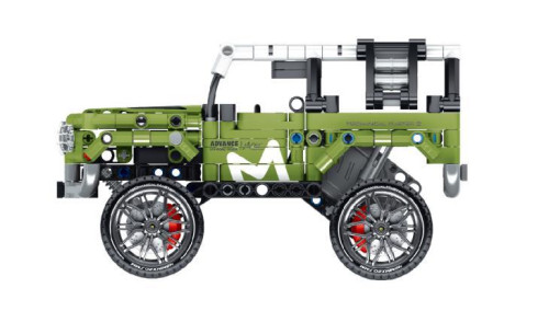 Stavebnica terénne auto 474 dielikov na spätné natiahnutie iM.Master