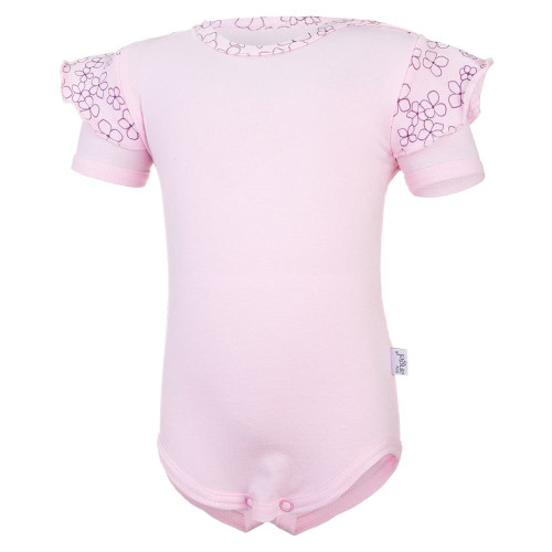 Body tenké Tlač krátky rukáv Outlast® UV 50+ Ružové baby
