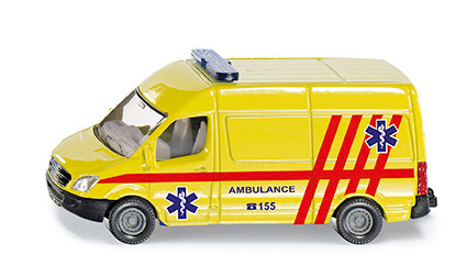 Ambulancie dodávka česká verzia Siku