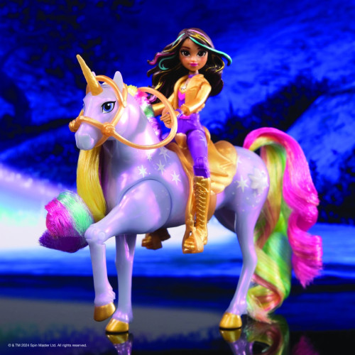 Unicorn academy svetelný jednorožec a figúrka Sophia & Wildstar 11 cm