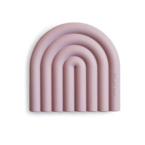 Silikónové hryzátko Mushie Rainbow