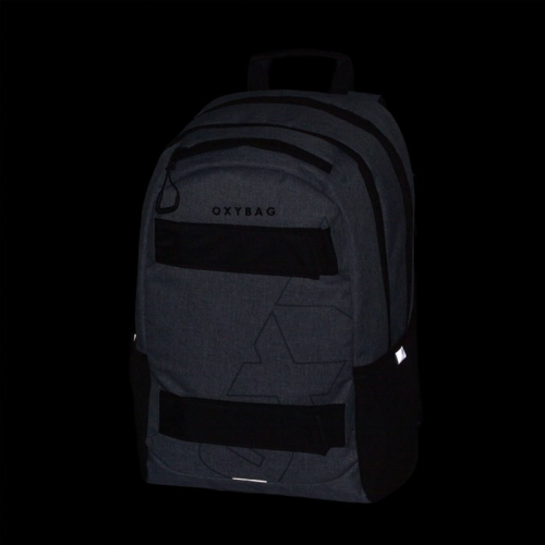 Študentský batoh + etue Oxy Sport Grey Melange
