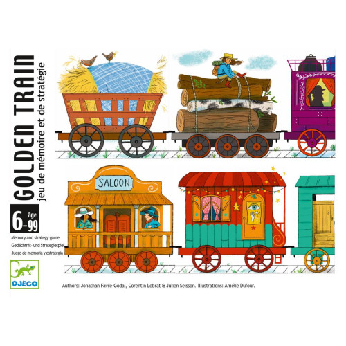 Kartová hra Golden Train Djeco