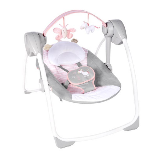 Hojdačka s melódiou Flora the Unicorn™ 0 m+ do 9 kg Ingenuity
