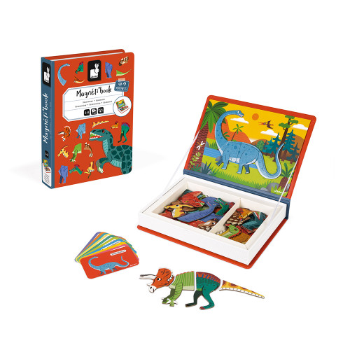 Magnetická kniha Magnetibook Dinosaury Janod