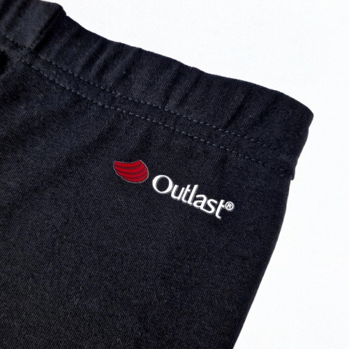 Legíny 3/4 tenké Outlast® UV 50+ čierna