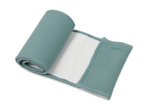 Mušelínový mantinel do postieľky Bump Air 180 x 30 cm Babymatex
