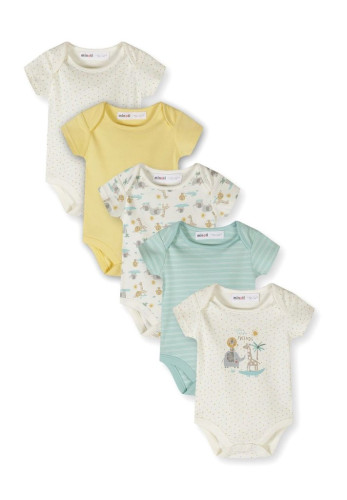 Dojčenské body unisex 5pack Minoti