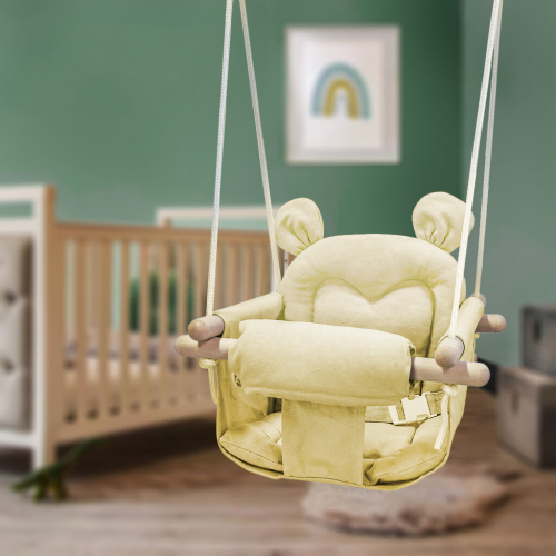 Hojdačka Medvedík 2Kids Toys béžová