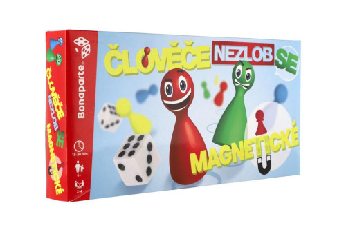 Človeče, nehnevaj sa magnetické plast spoločenská hra
