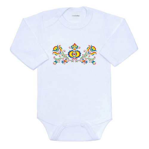 Detské body s potlačou Ľudový vzor New Baby