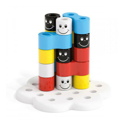 Twin Pegs – stavebnica z veľkých oblých kolíčkov