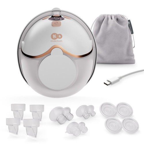 Odsávačka materského mlieka Single Hands-free Mamaflow Kinderkraft