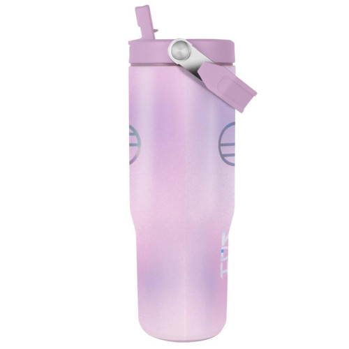 Hrnček cestovný s uchom so slamkou 850 ml K-pop Demon Hunters