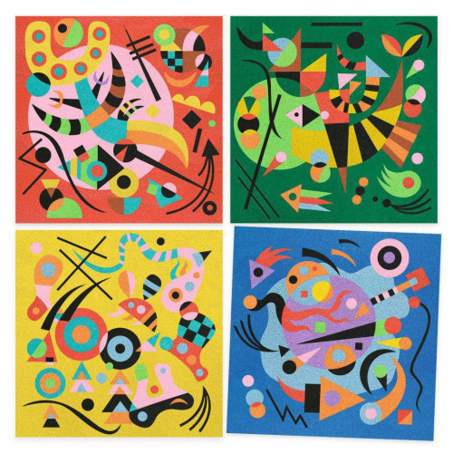 Djeco Inšpirované Wassily Kandinsky - Pieskovanie