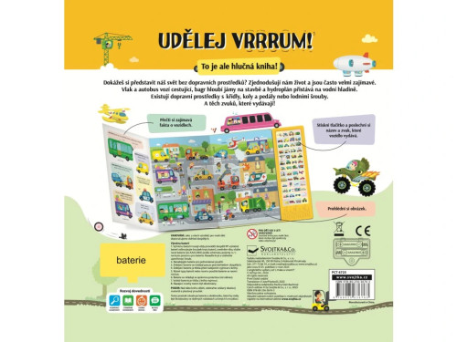 Urob VRRRUM! Zvuková kniha s dopravnými prostriedkami