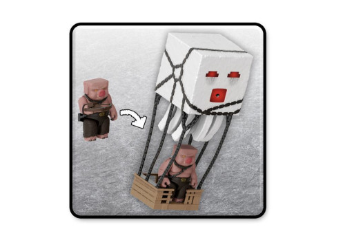 Minecraft movie akčná figúrka blast attack ghast 25 cm