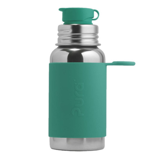 Nerezová fľaša so športovým uzáverom, Pura 550 ml