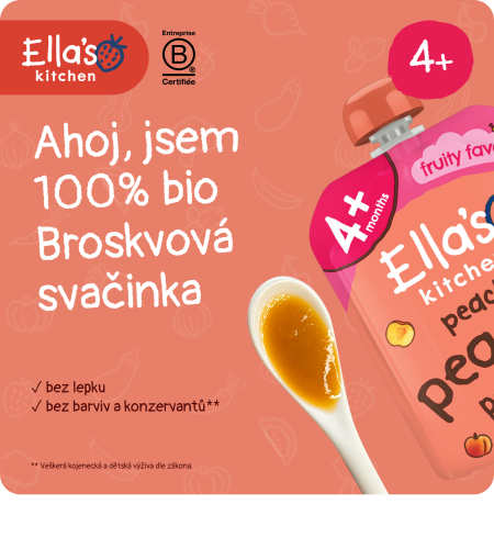 BIO Broskyňová desiata 70 g Ella's Kitchen