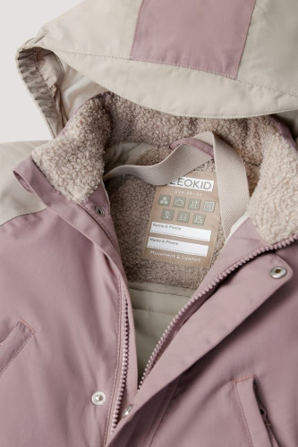 Zimná kombinéza Color Block Pink Slate Leokid