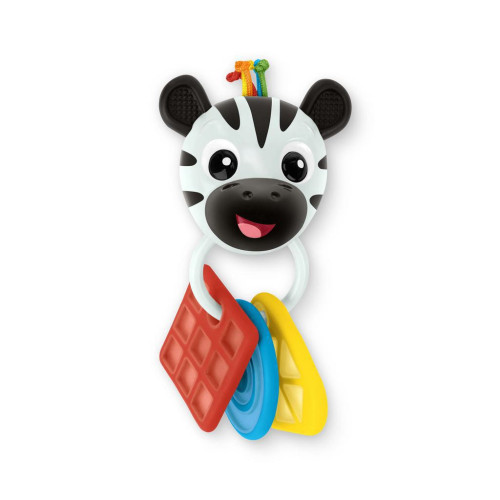 Hryzátko s hrkálkou zebra Zen ™ Shake-a-Shape bez Bpa 0 m+ Baby Einstein