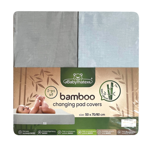 Poťah na prebaľovací pult Bamboo 2 ks 50 x 70/80 cm Babymatex
