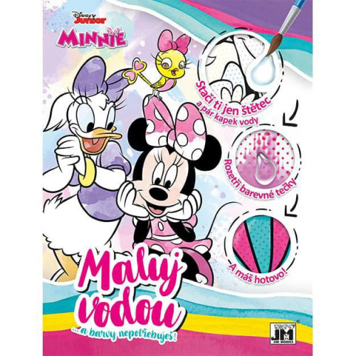 Maľuj vodou A4 Minnie
