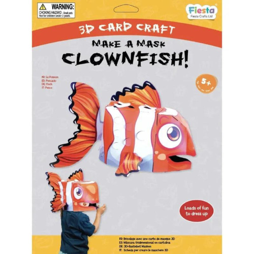 Kreatívna sada 3D maska Klaun očkatý Fiesta Crafts