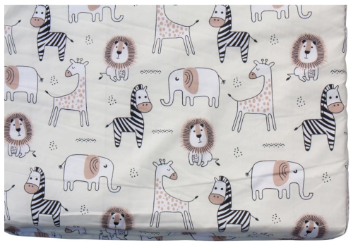 Matrac do postieľky Scarlett Zebra 120 x 60 x 5,2 cm - béžová