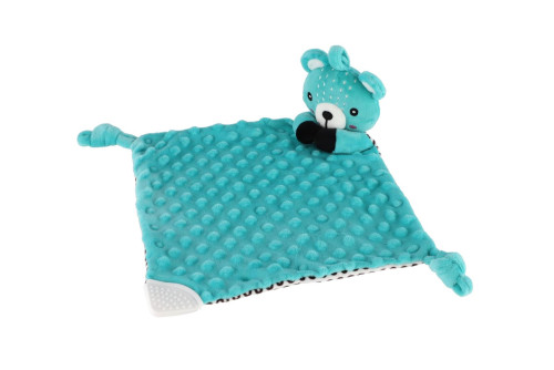 Zaspávač babyted hryzátko, hrkálka plyš 25x25 cm 0 m+