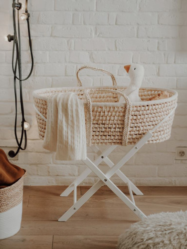 Stojan na Mojžišov košík pre bábätko Smart White Ahojbaby