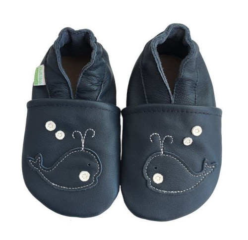 Kožené capáčky Barefoot Veľ. L (12-18 mes.) Hopi Hop