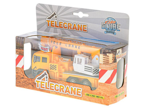 Kids Globe Traffic žeriav 15 cm na spätný chod so svetlom a zvukom