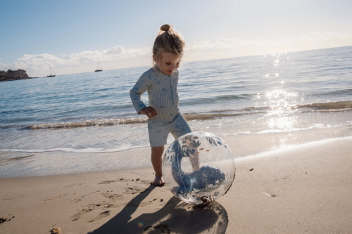 Nafukovacia lopta 3D Ocean World Little Dutch