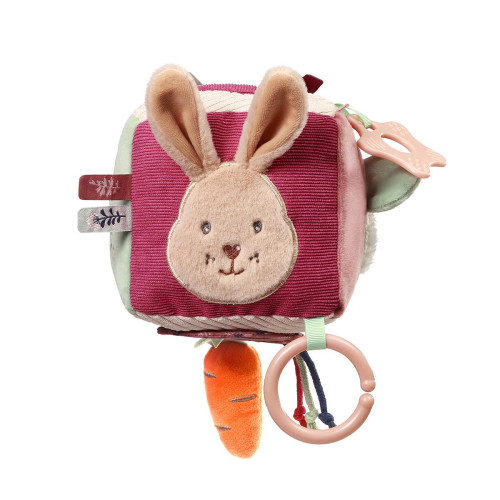 Senzorická textilná kocka Rabbit Karo BabyOno