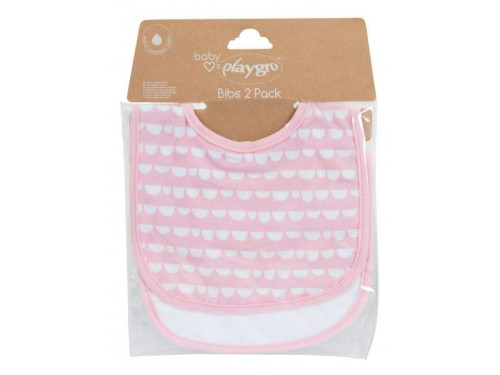 Playgro - Detský podbradník ružový 2 ks