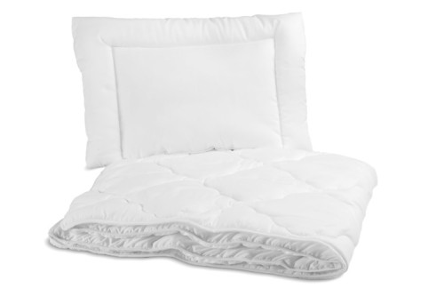 Posteľná 2D set do postieľky výplne 120x90 + 60x40 cm biele